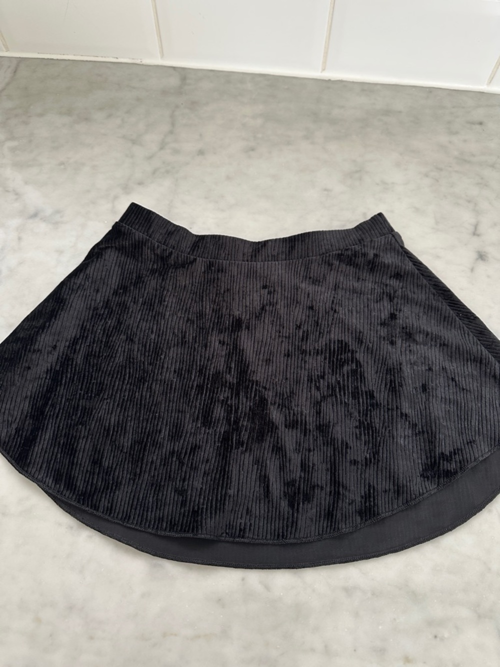 Bloch Black Velvet Ballet Skirt Size P